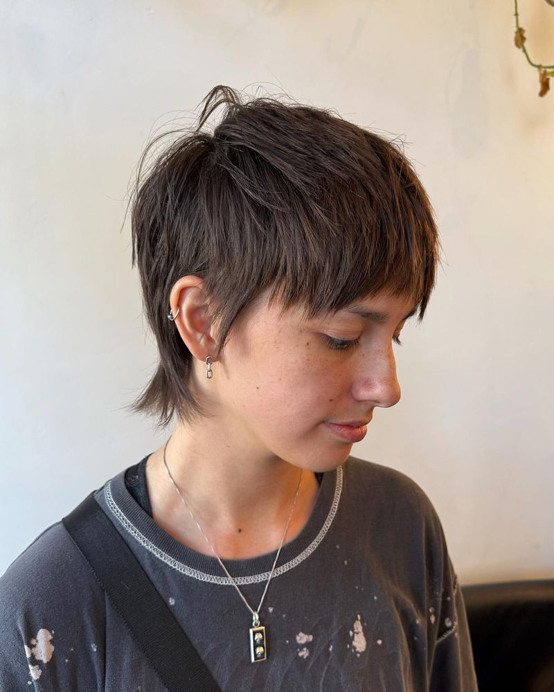 Pixie with Shaggy Finish