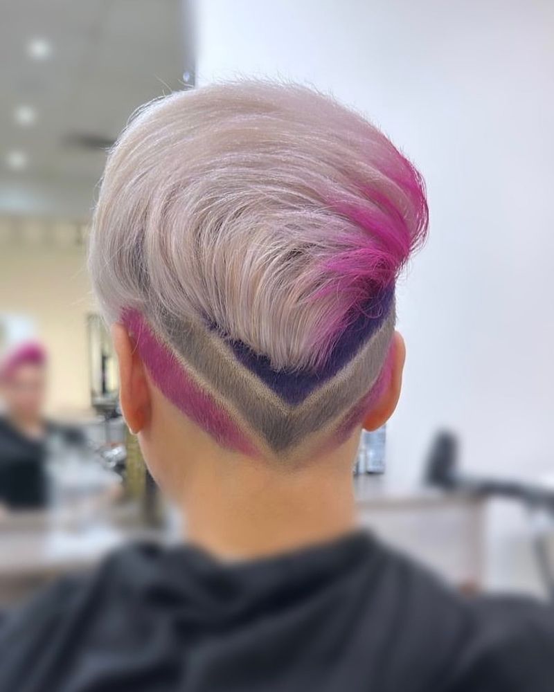 Pixie with Undercut and Designs