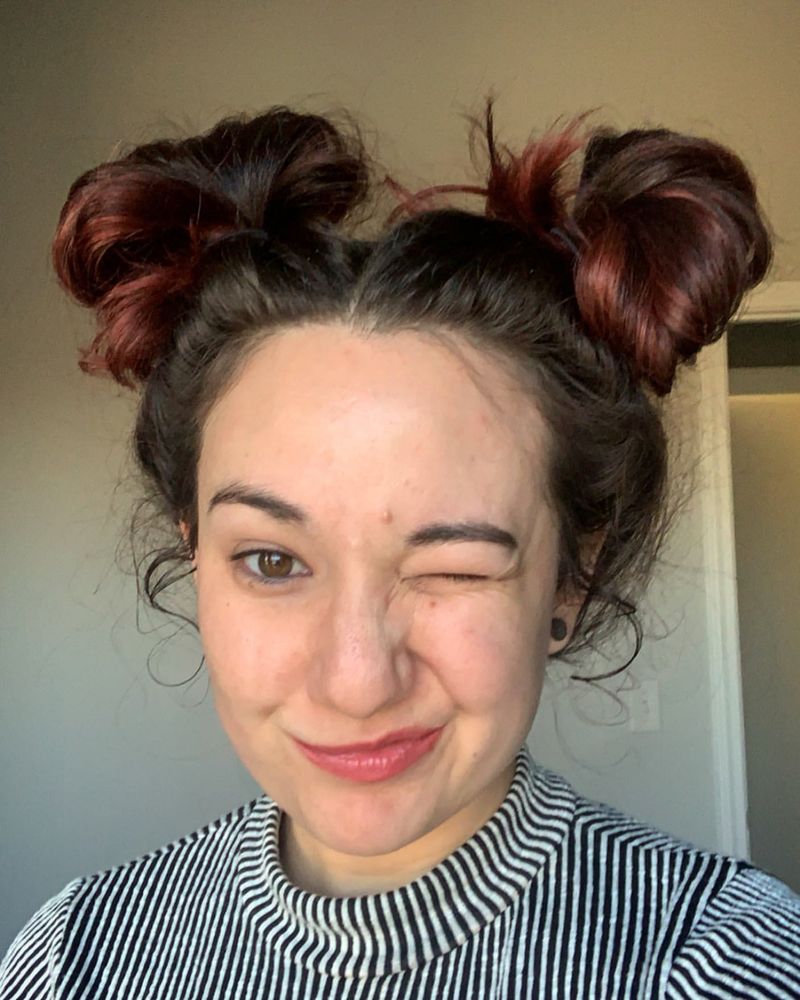 Playful Space Buns