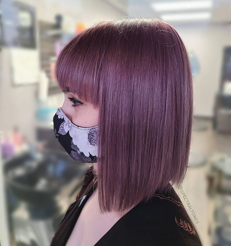 Plum Bob with Bangs