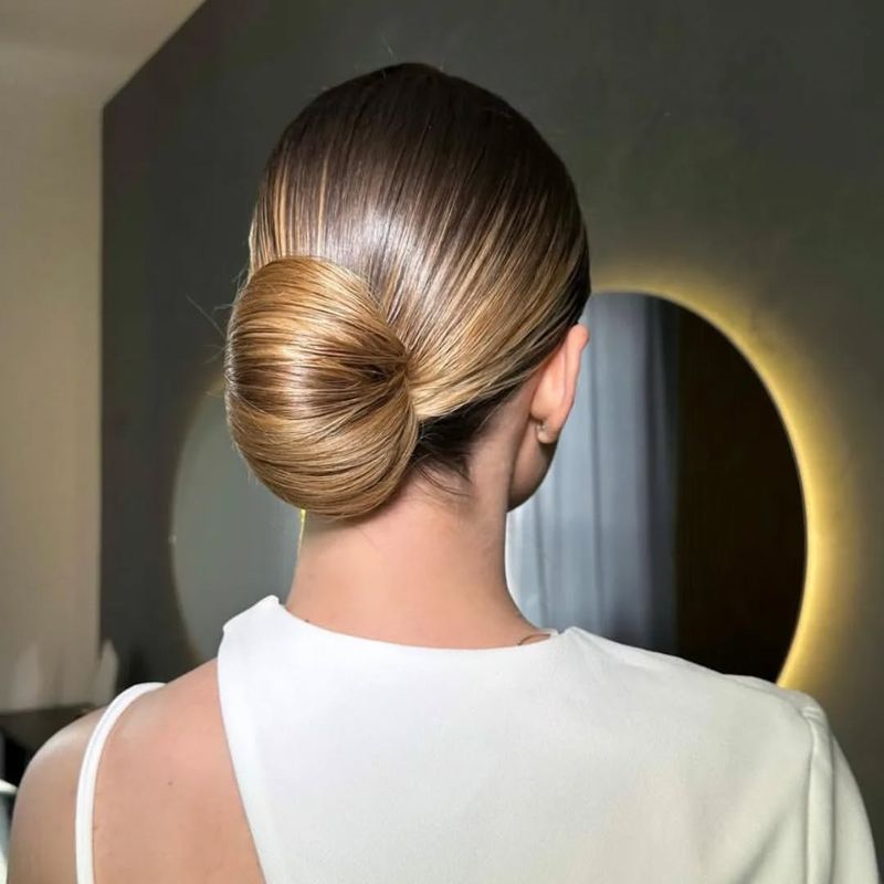 Chignon poli