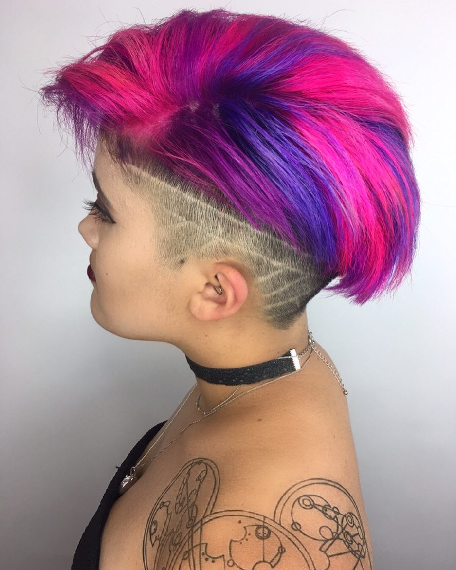 pixie punk com undercut