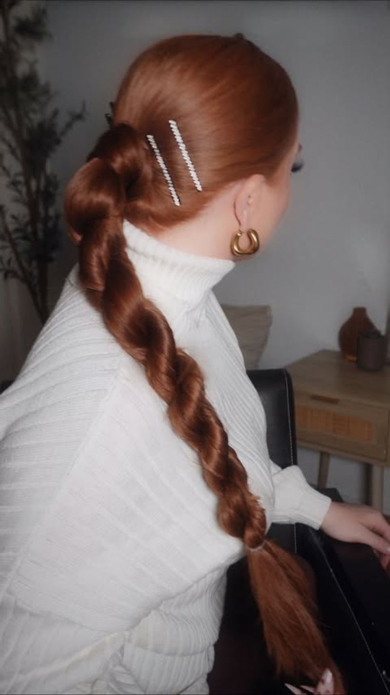 Rope Braid Ponytail