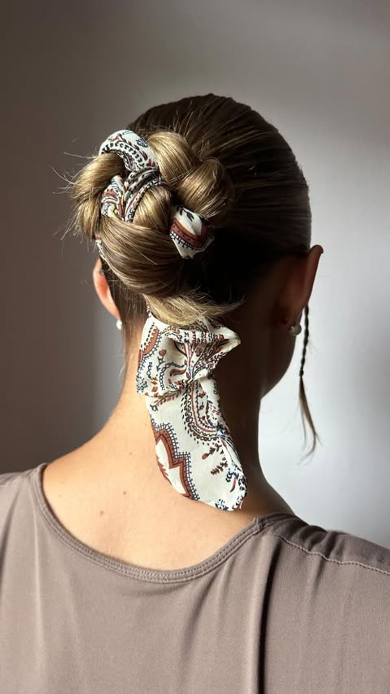 Chignon Foulard