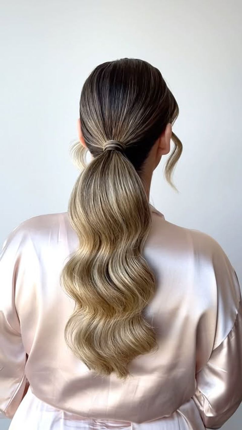 Sculpted Low Ponytail