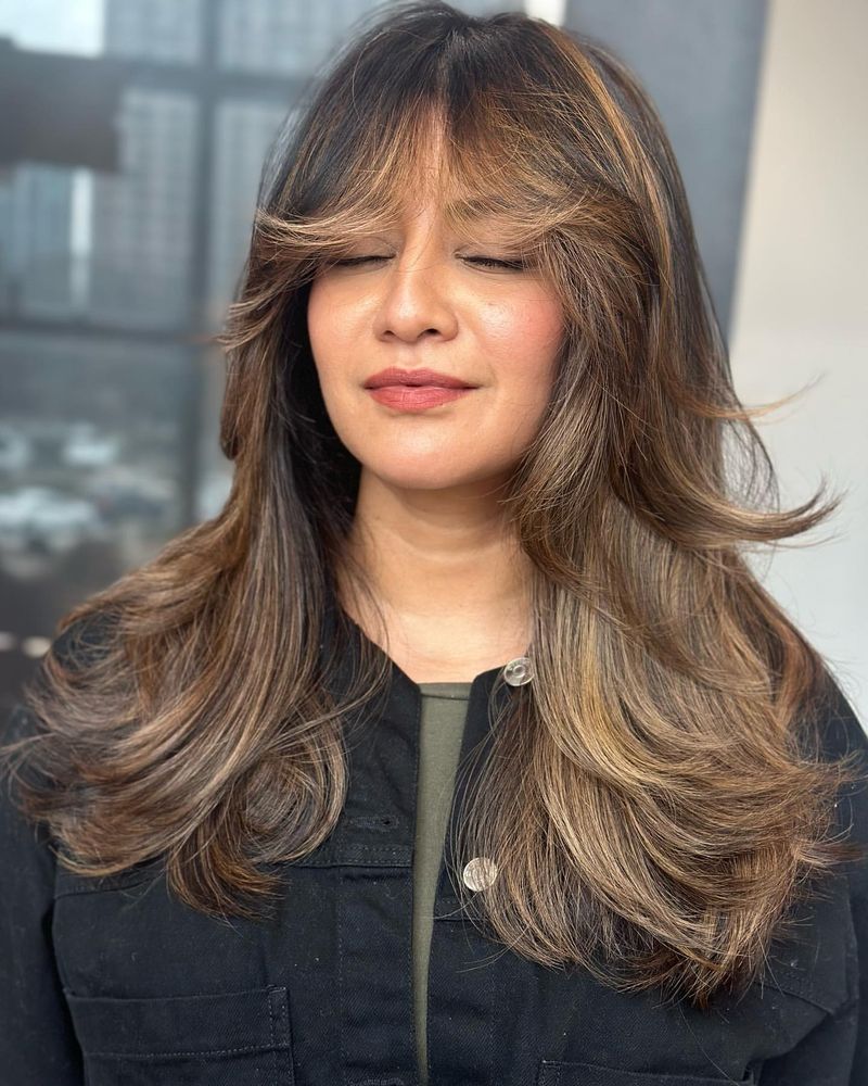 Shag con Balayage