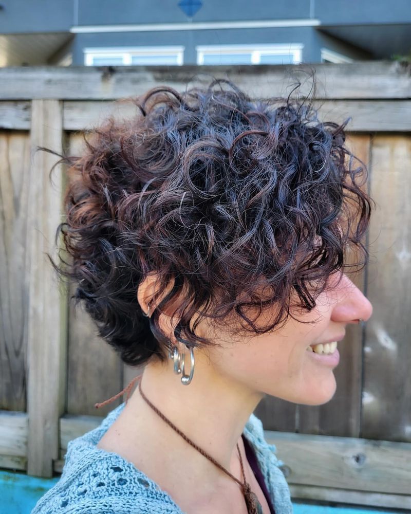 Short Spiral Curls