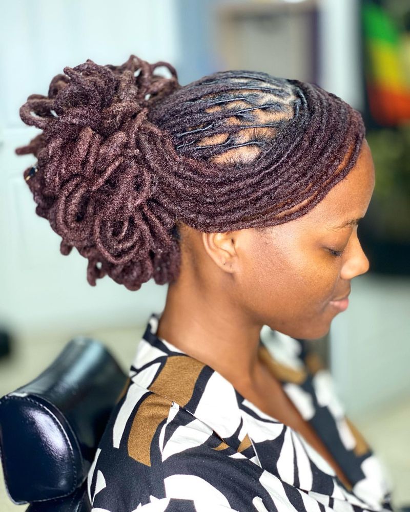 Side Braid Locs