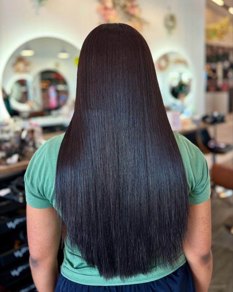 Silky Straight Hair