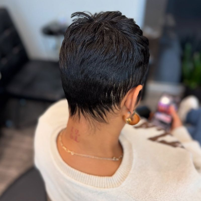 Sleek Pixie Cut