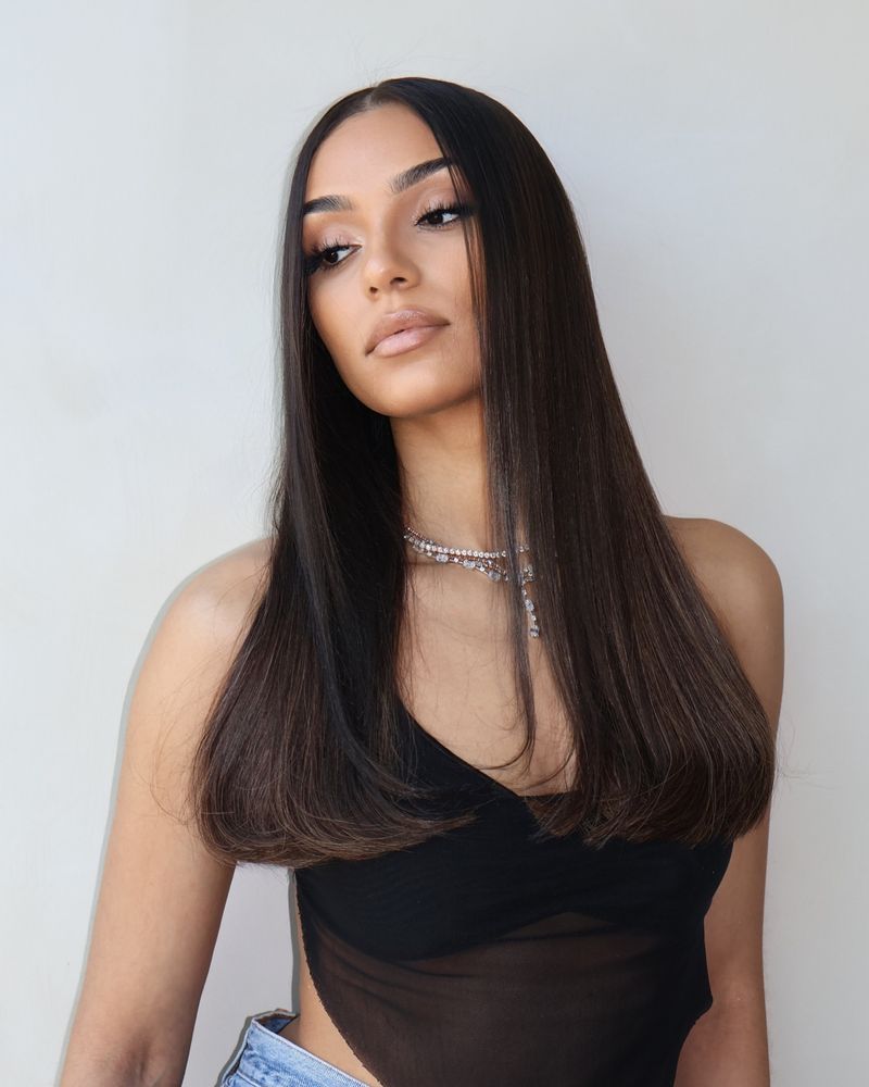 Sleek Straight Hair