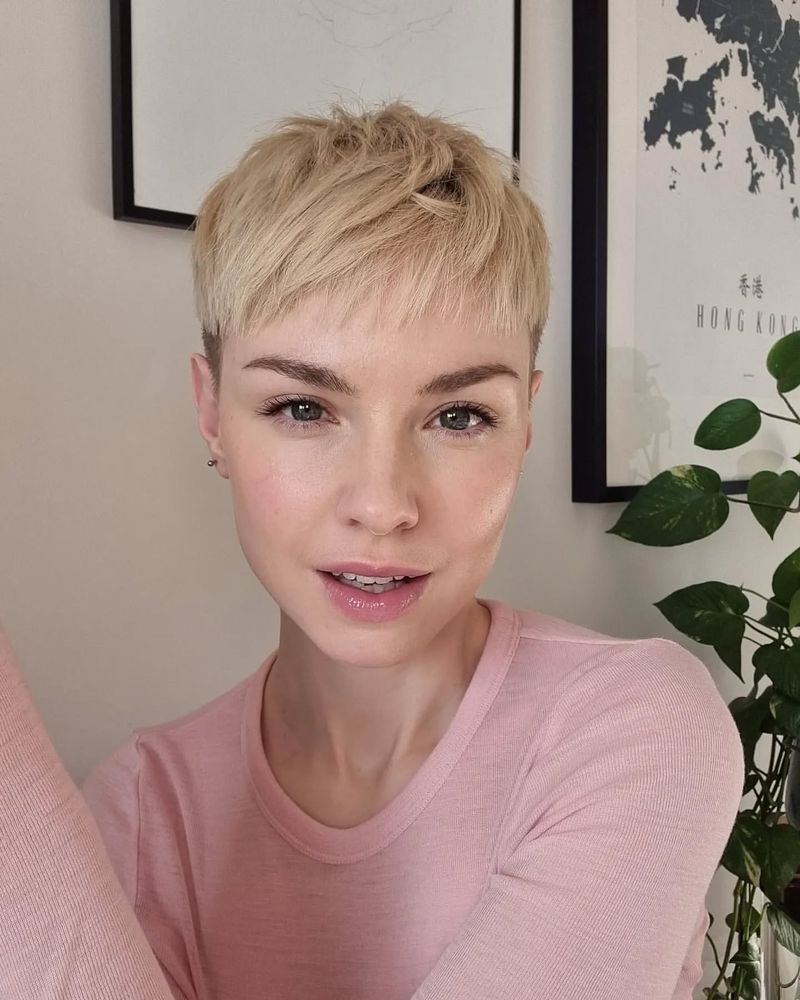 Soft Blonde Pixie