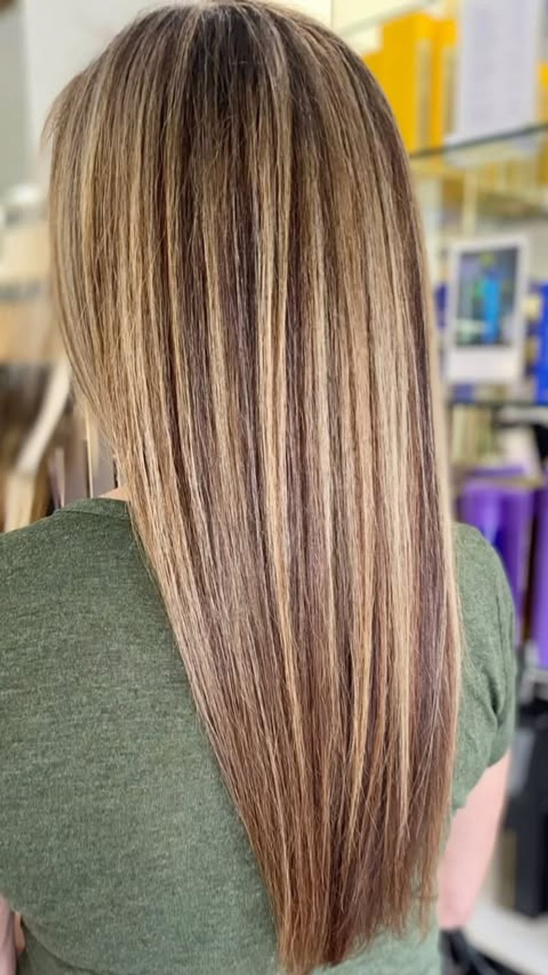 Straight Cut with Highlights