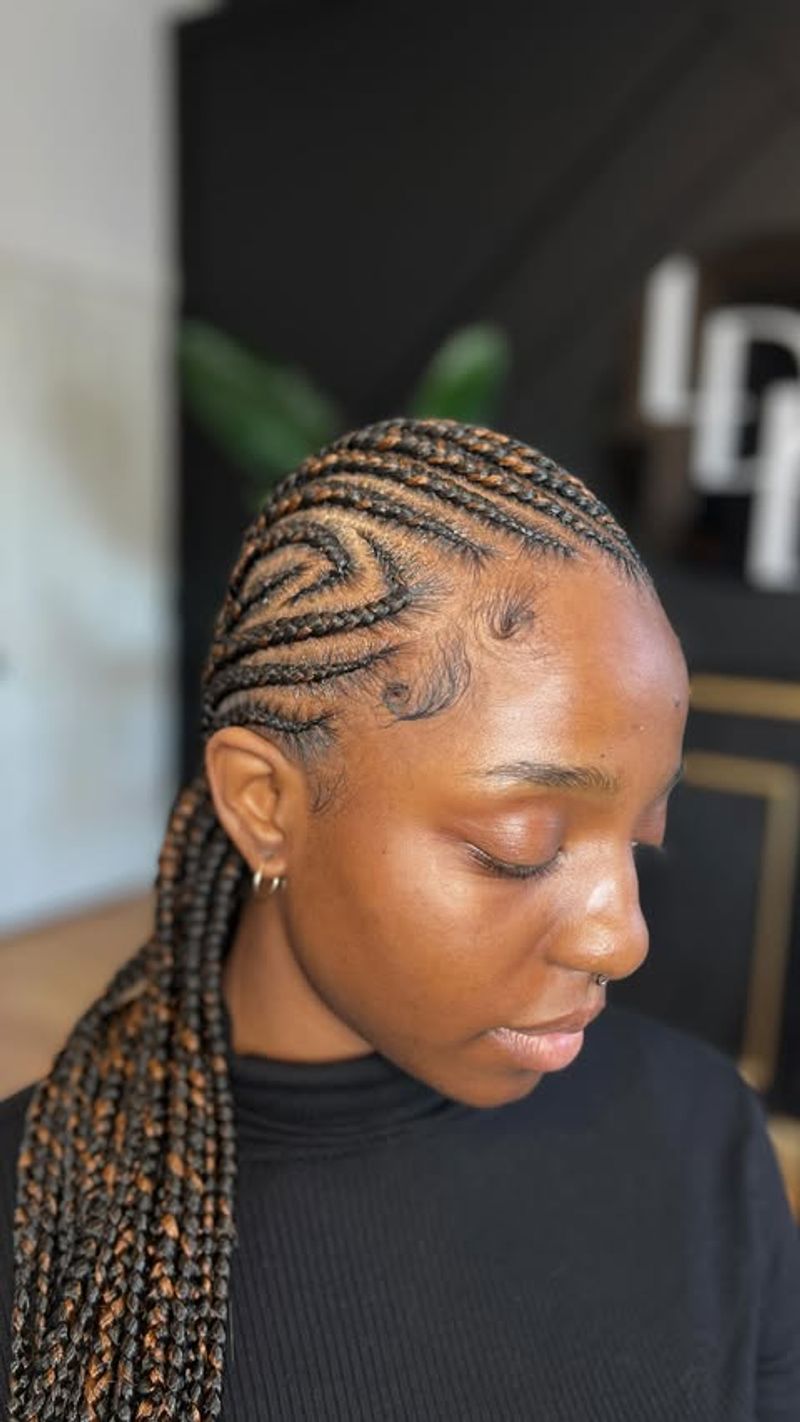 Swirl Cornrows