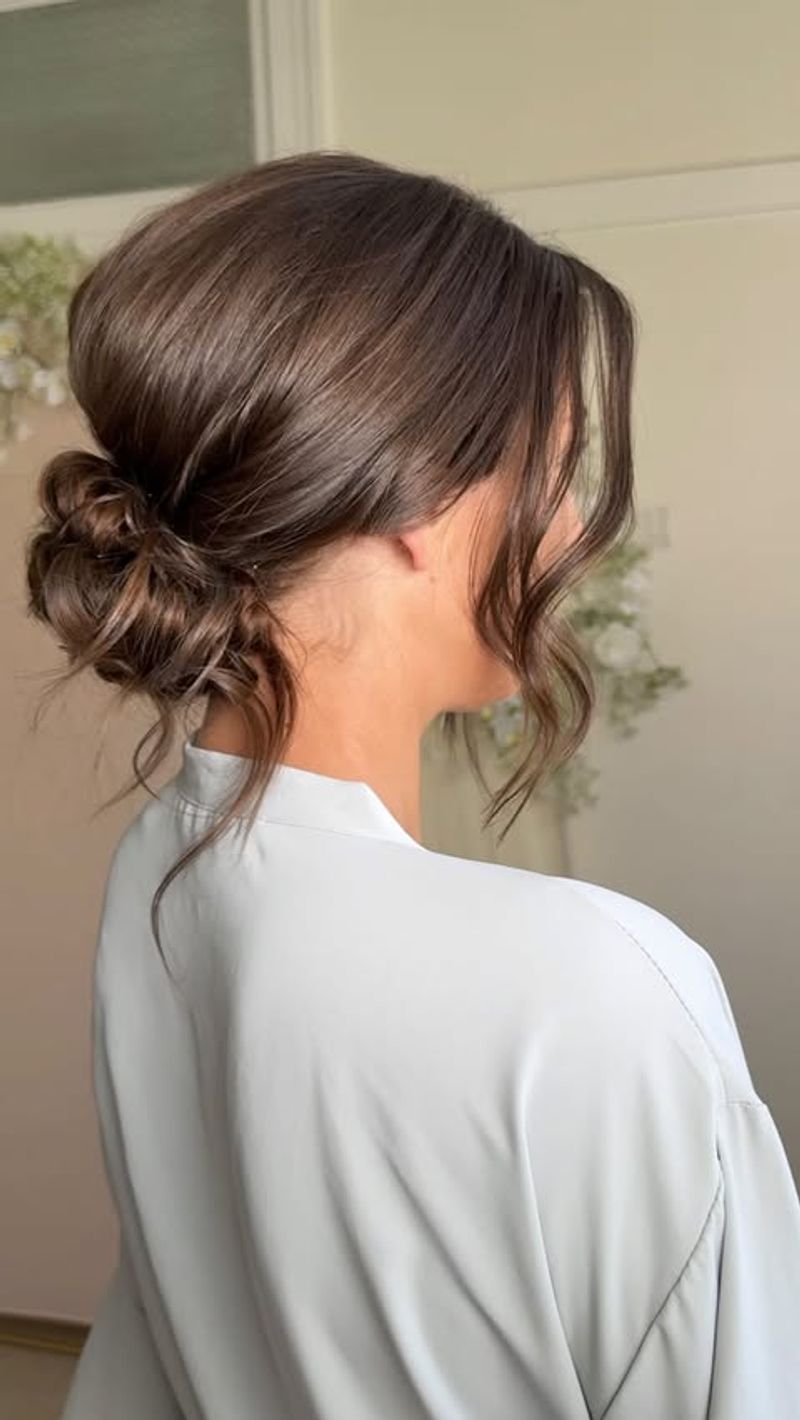 Chignon texturé