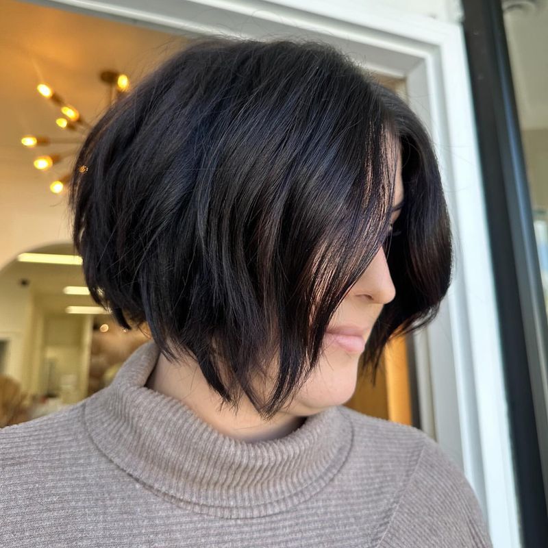 Textured Layered Bob