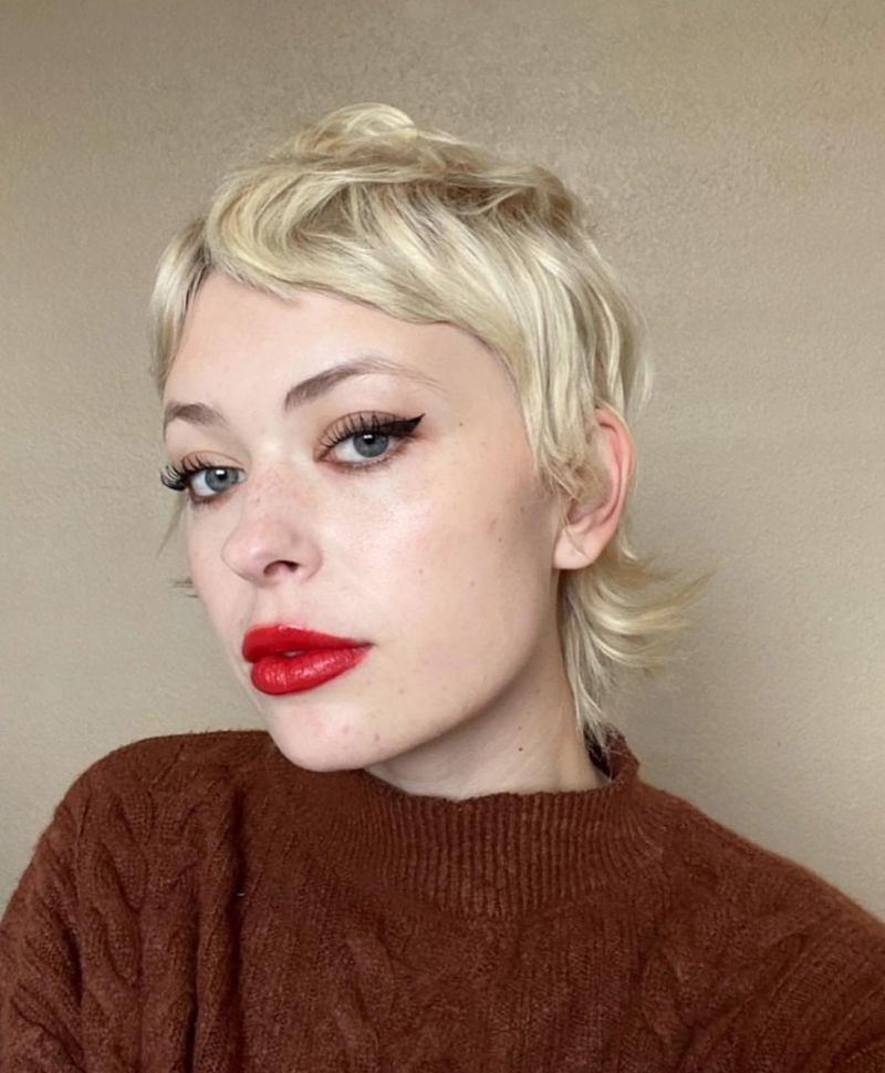 Textured Pixie for Fine Hair