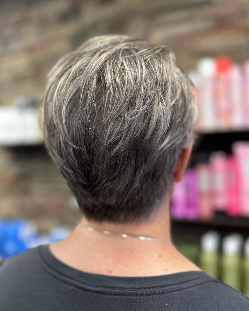 Textured Pixie with Highlights