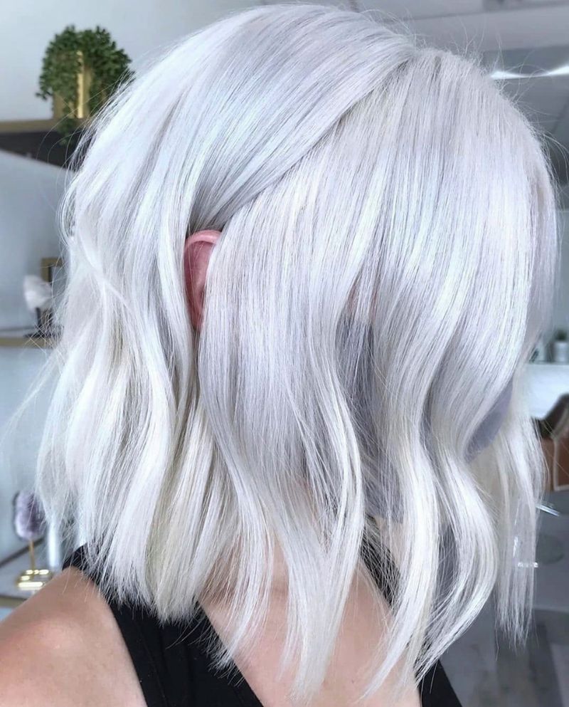 Textured Platinum Bob