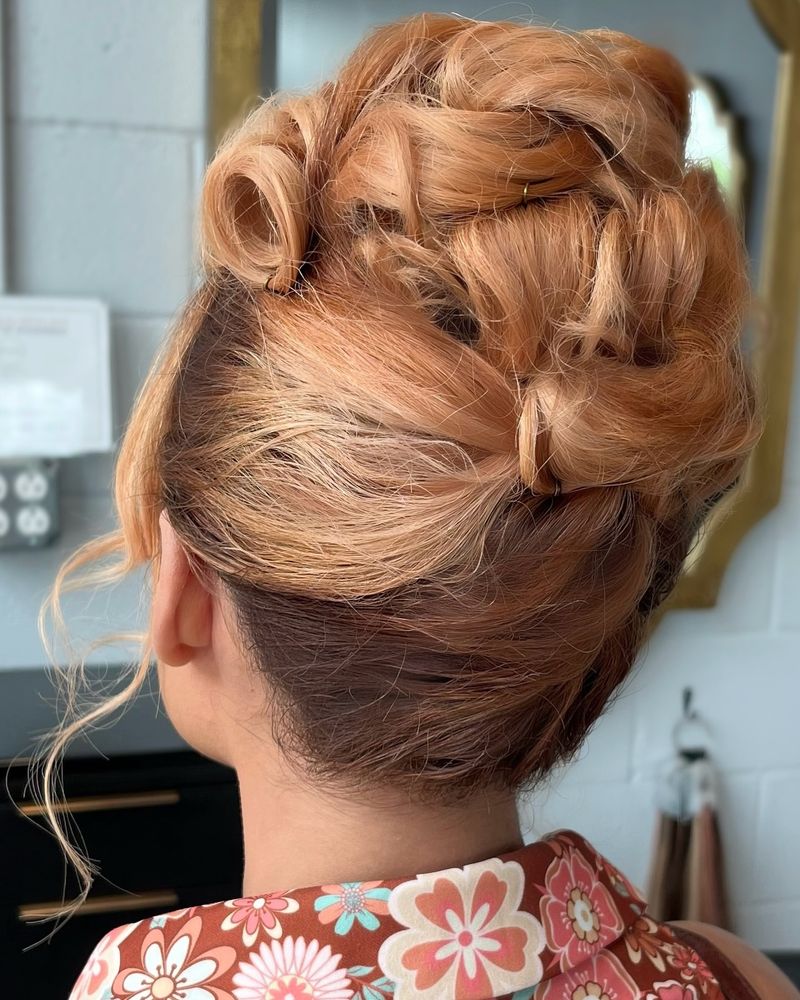 The Bouffant Updo