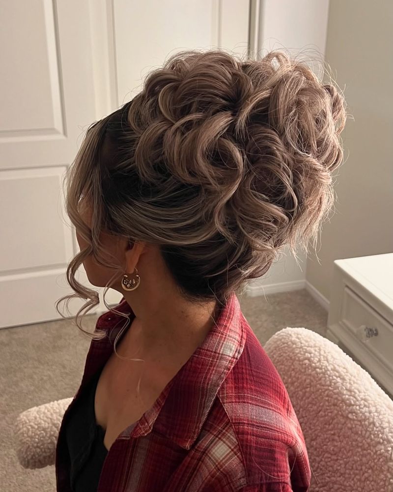 The Bouffant Updo