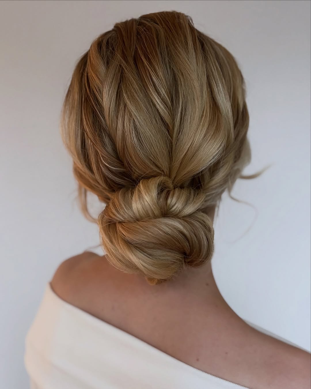 tousled and chic bun