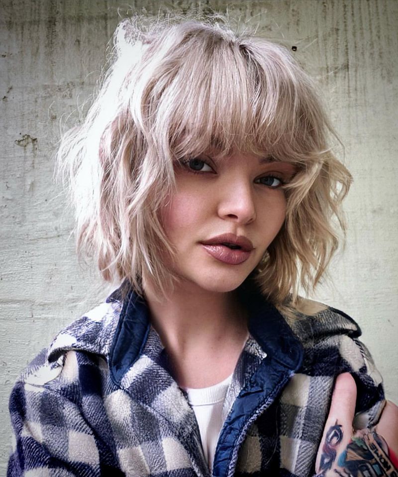 Tousled Bob Shag