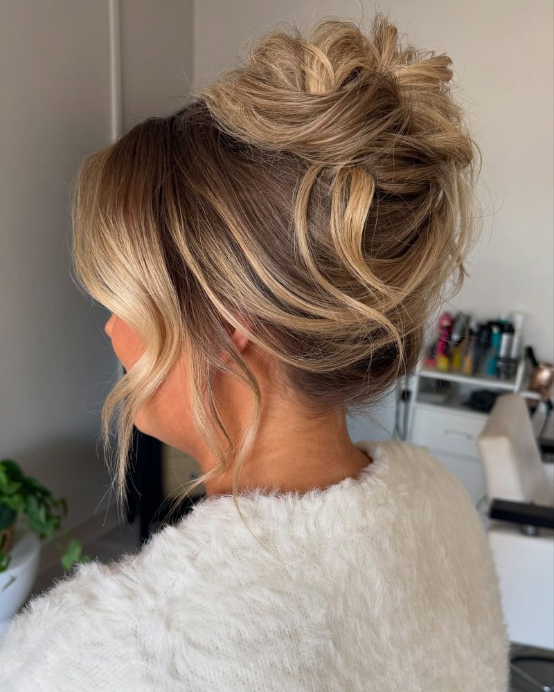 Chignon arricciato