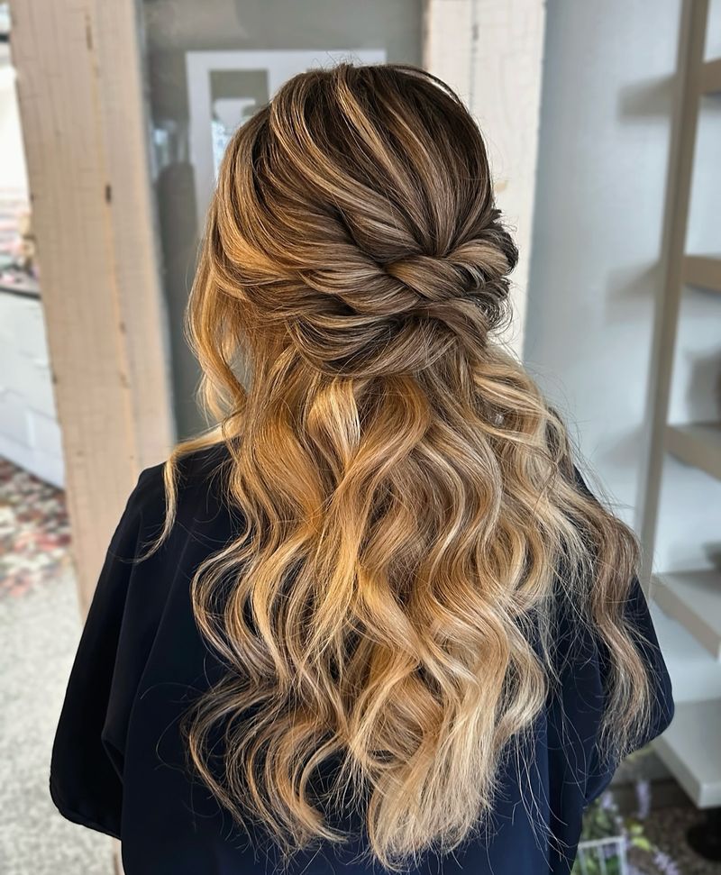 Twisted Half-Updo