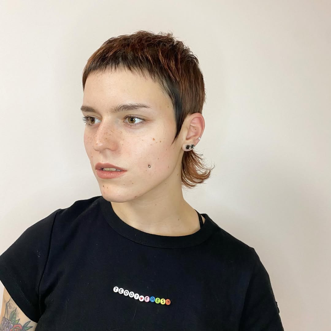 mullet pixie ultra corto