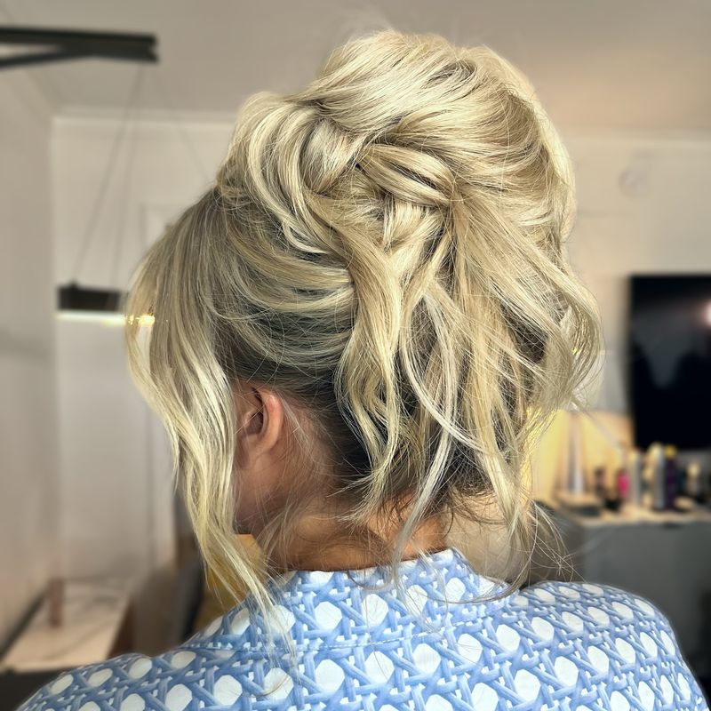 Chignon volumineux