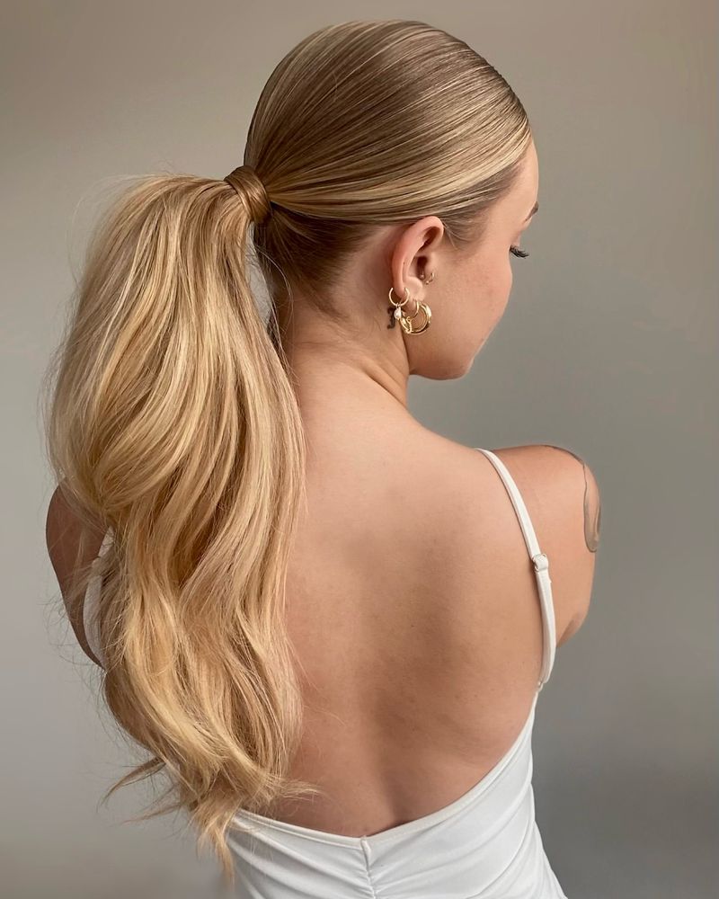 Voluminous High Ponytail