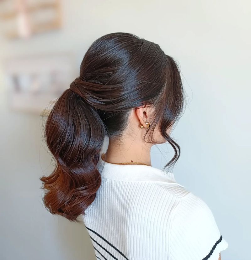 Voluminous Ponytail