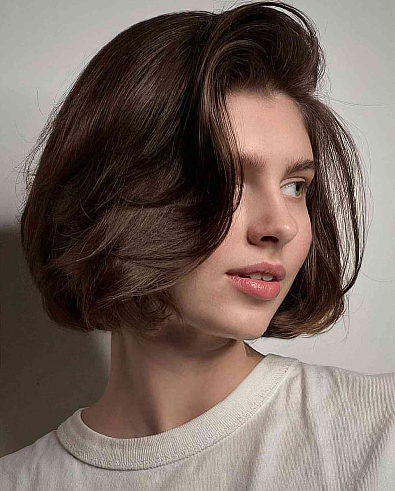 Wavy Layered Bob