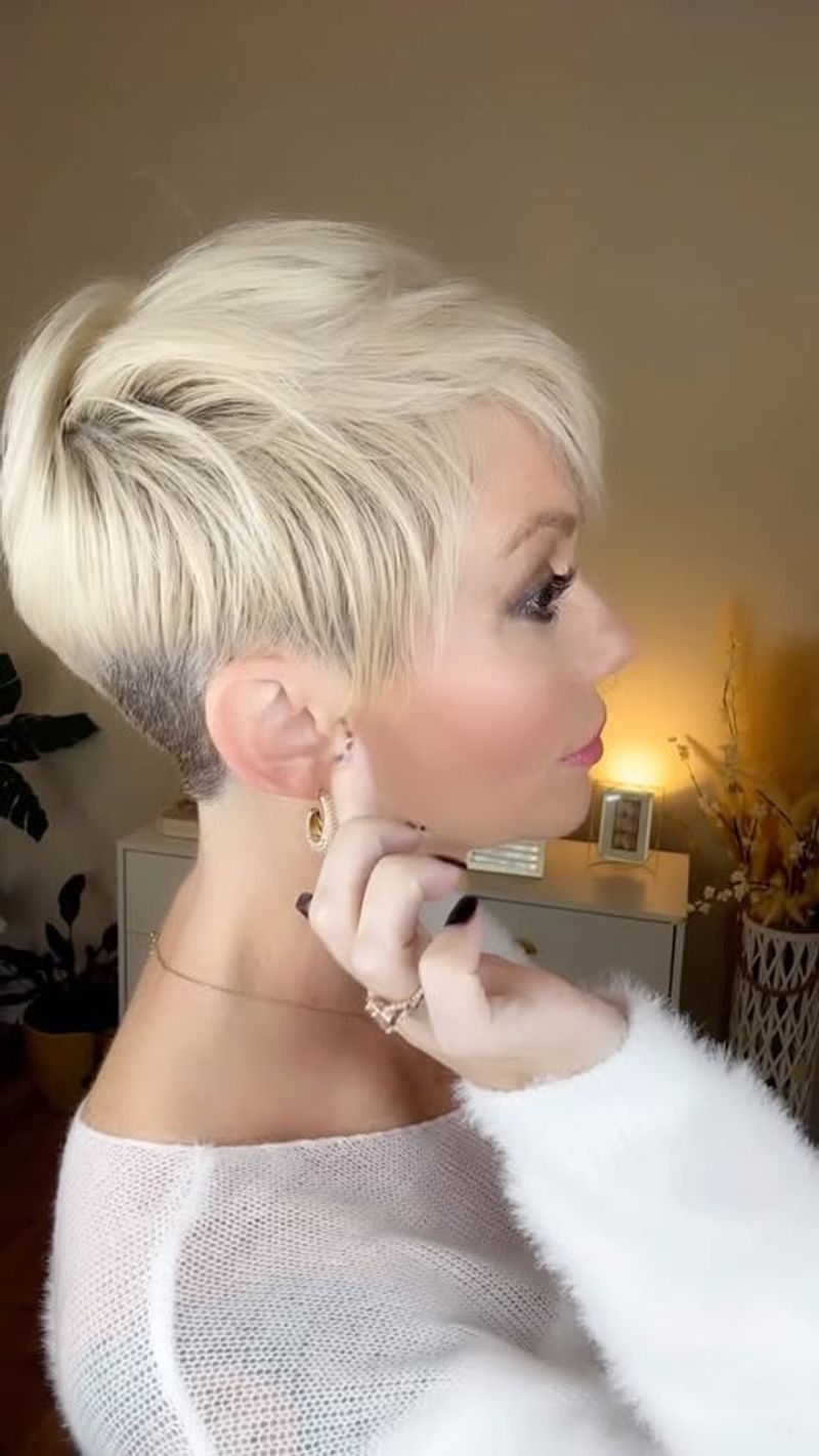 Wedge with Bold Undercut