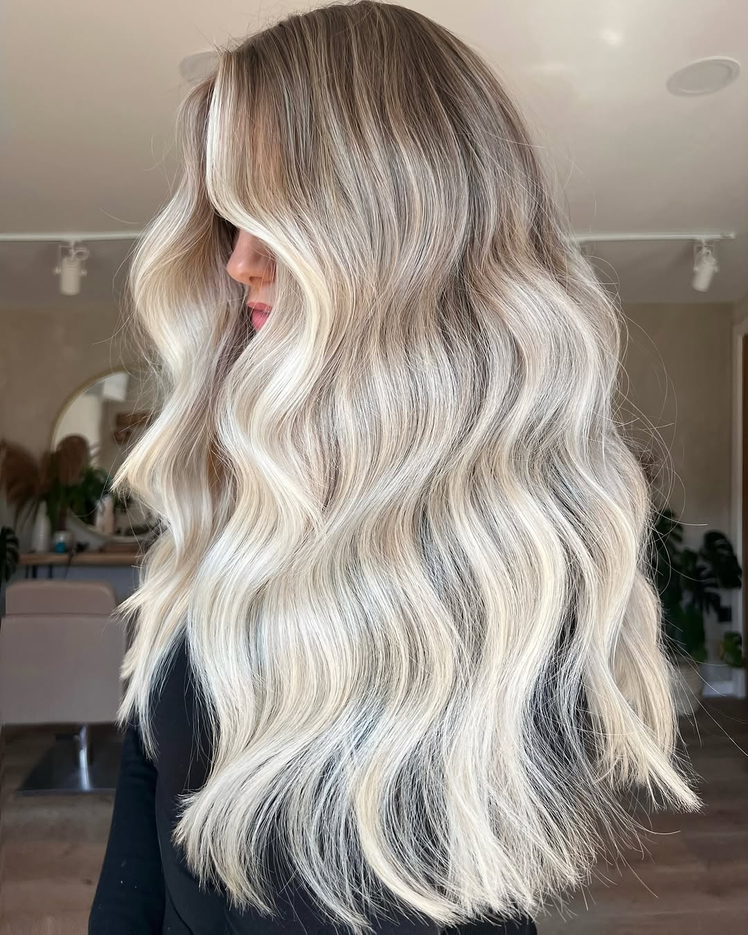 platinum ash blonde hair