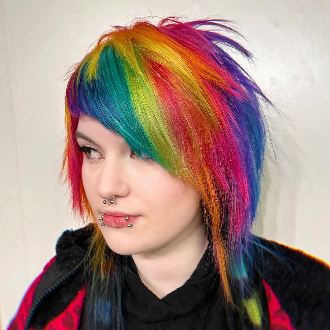 regenboogscène kinderhaar