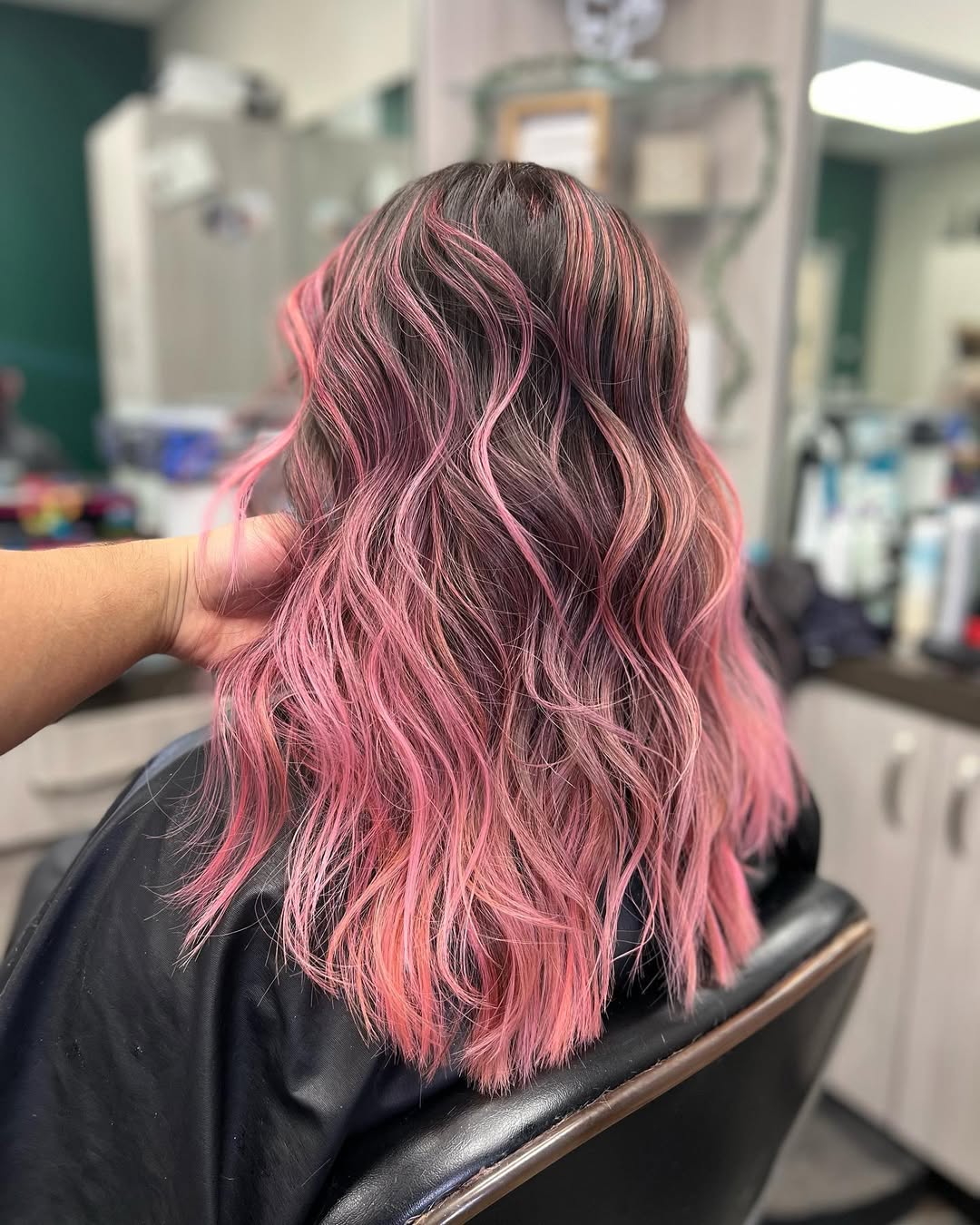 balayage rosa