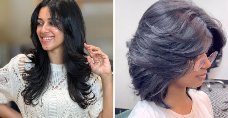 22 cortes de pelo con plumas para el pelo fino