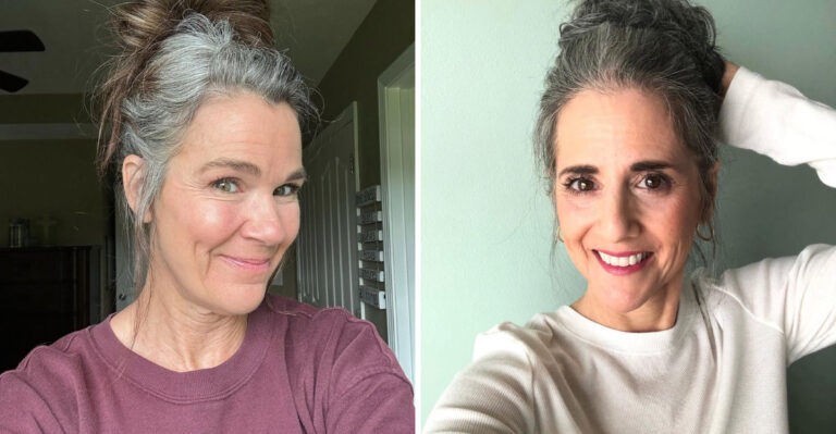 22 acconciature con chignon disordinato per donne over 60