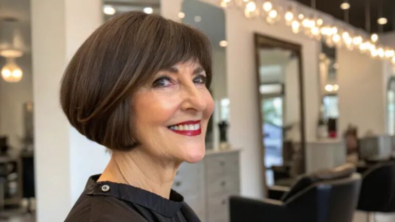 23 Cortes de cabelo em cunha com estilo para mulheres com mais de 50 anos em 2025
