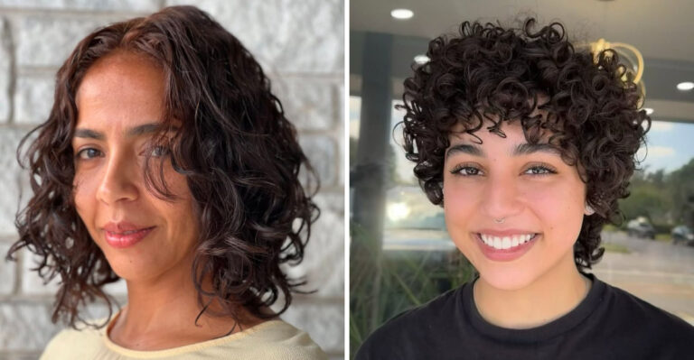 25 penteados curtos e encaracolados excepcionais para mulheres