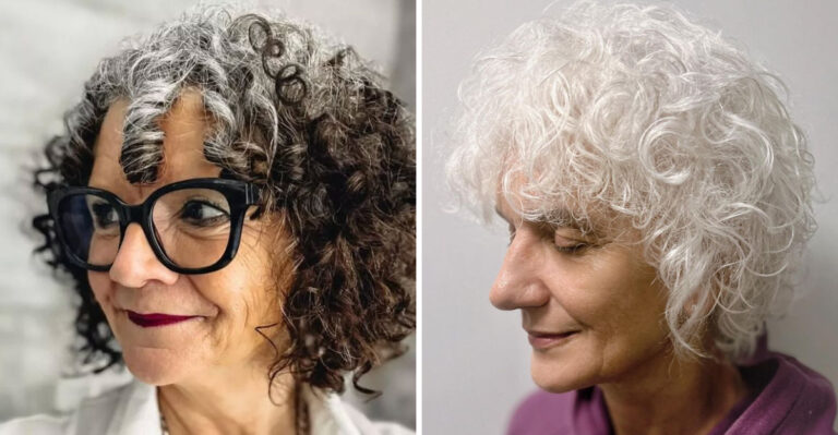 26 Penteados curtos e encaracolados com estilo para mulheres mais velhas
