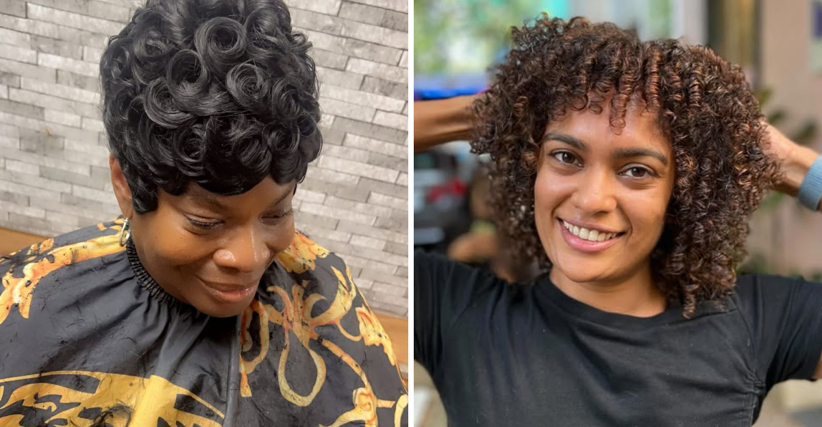 27 Youthful Short Natural Haircuts For Black Women Over 50