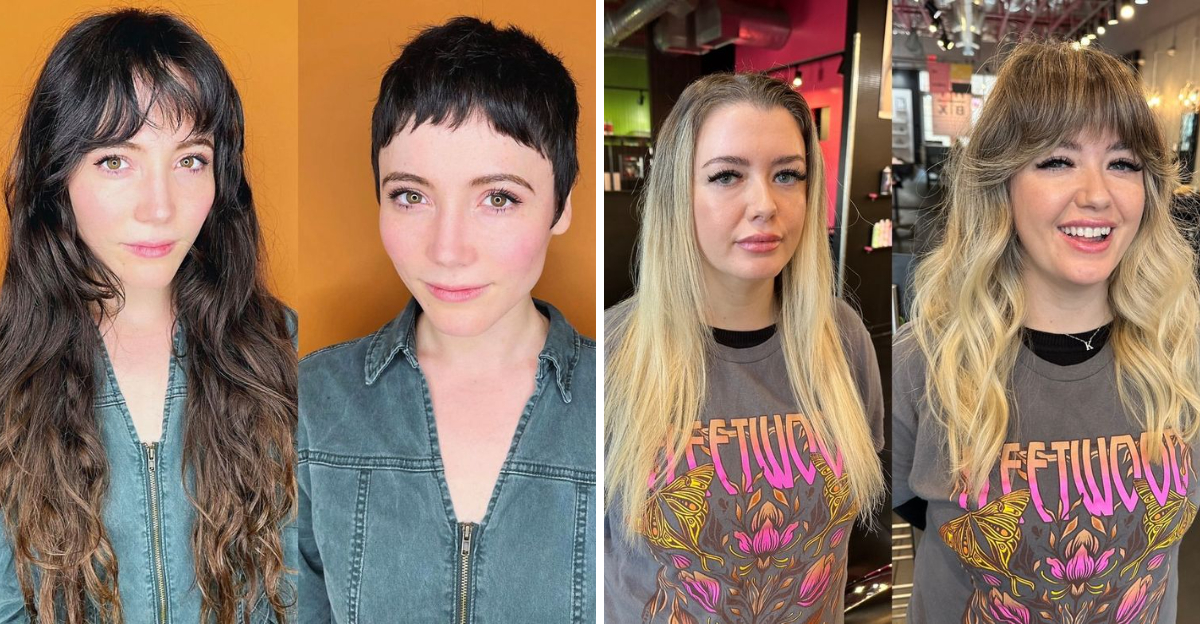 29 cortes de cabelo antes e depois que provam que o corte certo muda tudo