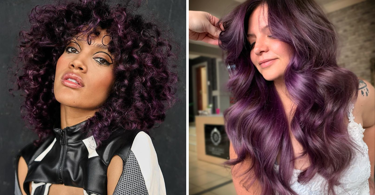 29 Mystical Midnight Purple Hairstyles For Modern Magic