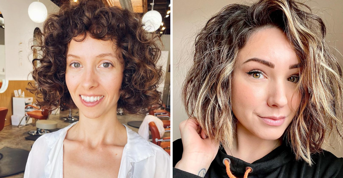 30 Charming Chin-Length Curly Hairstyles For A Sweet Look