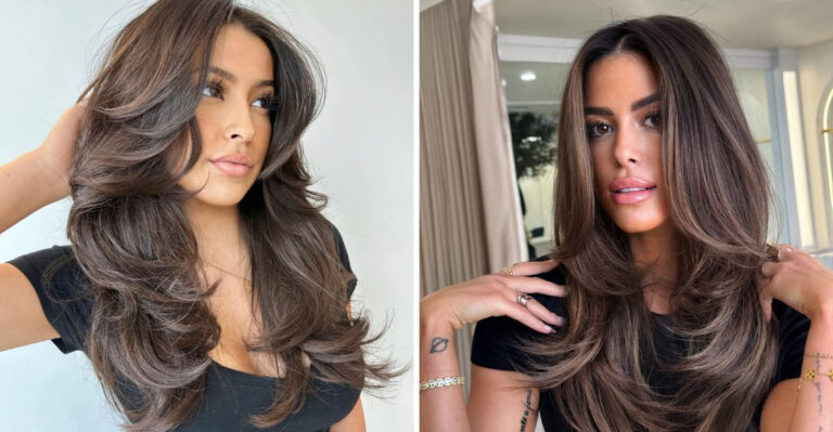 30 Prachtige Brunette Laagjeskapsels die uw beste eigenschappen naar voren brengen