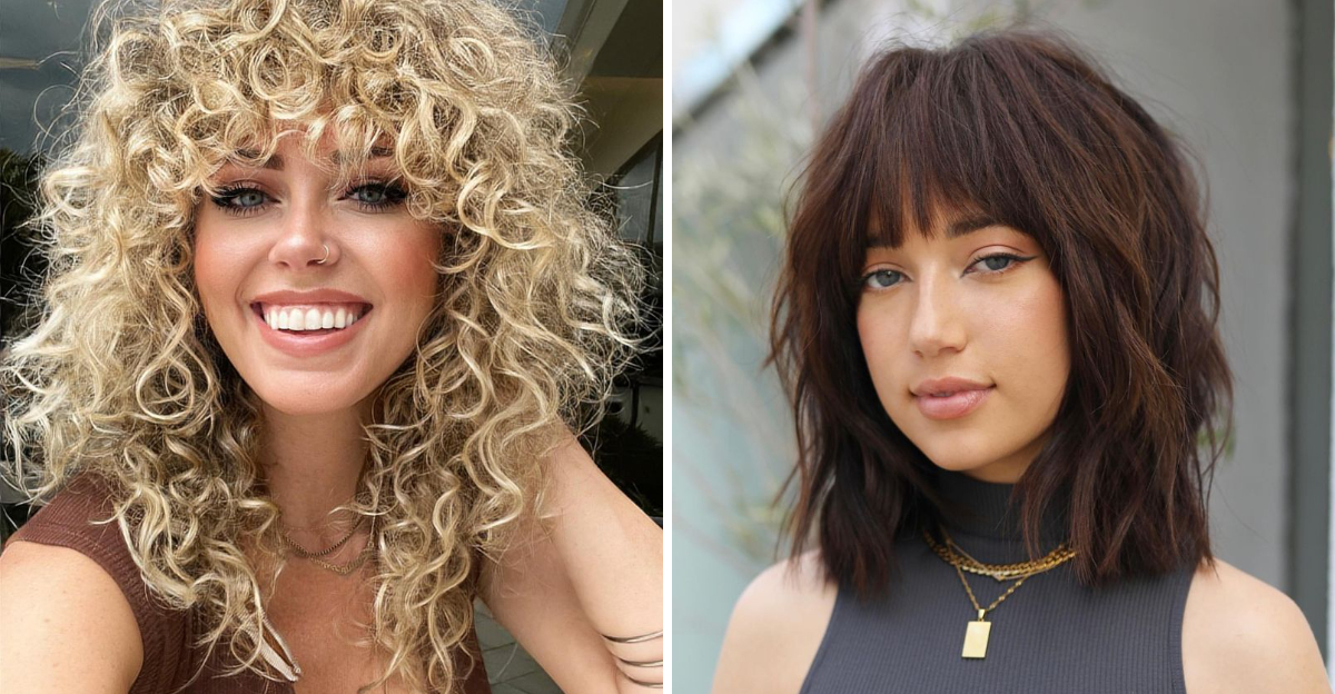 30 Coupes de cheveux Shag tendances et modernes pour un visage rond