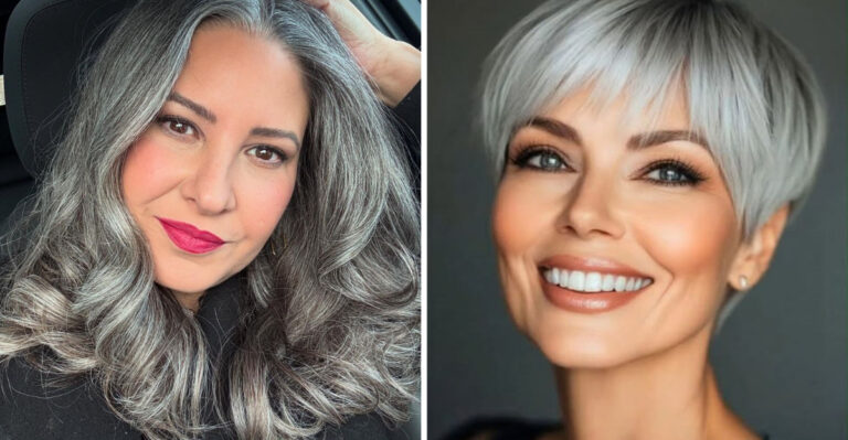 31 Chic Cortes de pelo corto que hacen que el pelo gris se vea absolutamente impresionante